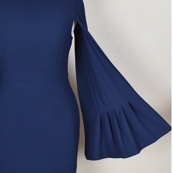Trina Turk Monumental Dress Navy NEW - 10 - Picture 2 of 12